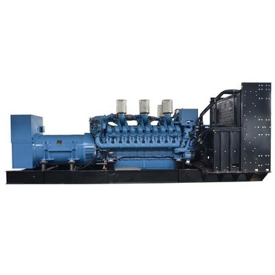 2400KW 3100KVA MTU 3단계 엔진 20V4000G63L 디젤 발전기 380V 및 낮은 소음