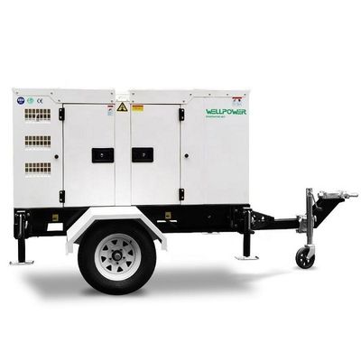 시일런트 타입 100kVA 이동 디젤 발전기 80KW 등급 전력 주파수 50 Hz/60 Hz
